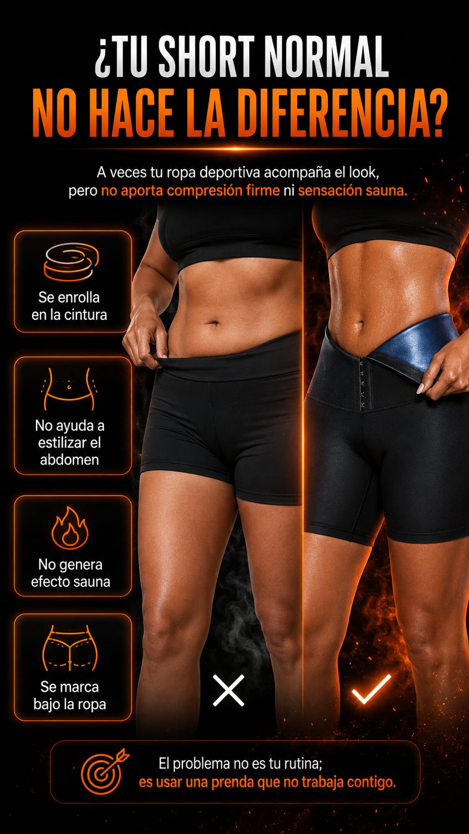 Short Sauna dolor
